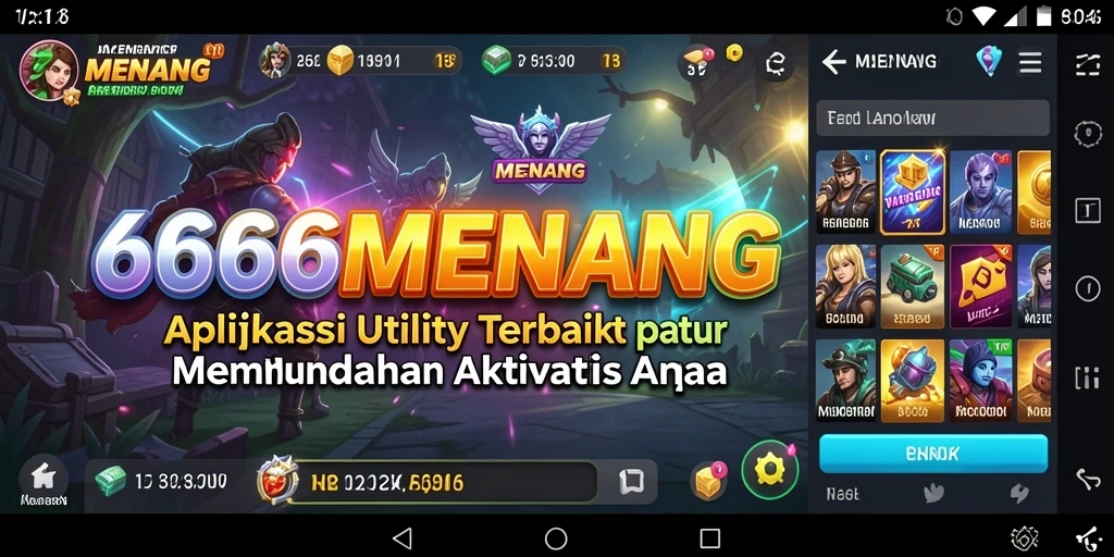 Tampilan antarmuka 666MENANG yang sederhana dan fungsional.