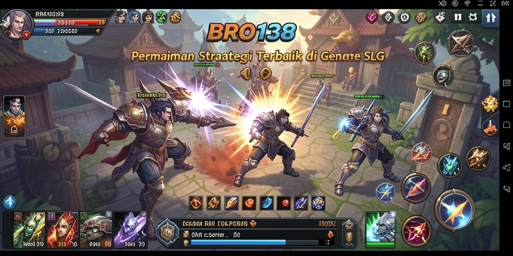 Screenshot gameplay BRO138 menampilkan strategi mendalam dan aksi seru.