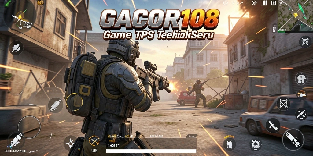 Gameplay menegangkan dengan aksi tembak-menembak seru di GACOR108.
