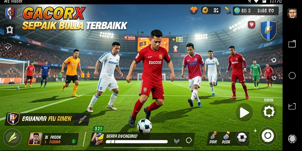 Gameplay seru dan mendebarkan dalam GACORX yang penuh aksi.