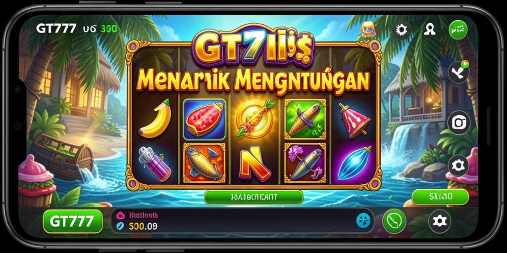 Screenshot gameplay GT777 dengan tampilan slot yang menarik.