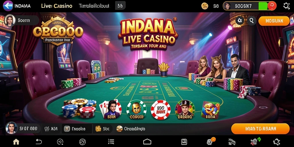 Tampilan menarik dari gameplay INDAAA yang mendebarkan dan interaktif.