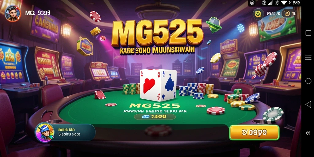 Tampilan gameplay Kasino yang menarik dan mengasyikkan di MG525.
