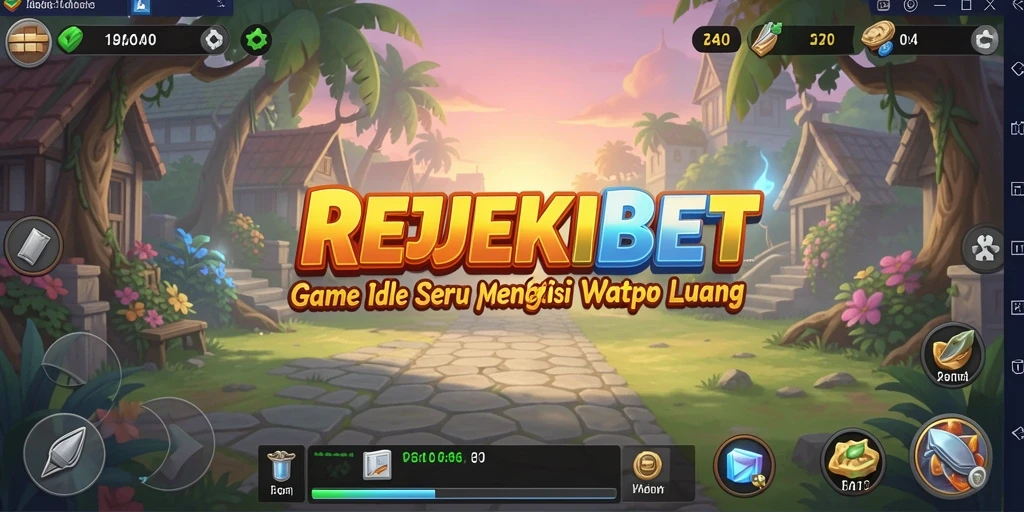 Screenshot game REJEKIBET menampilkan gameplay Idle yang memikat.
