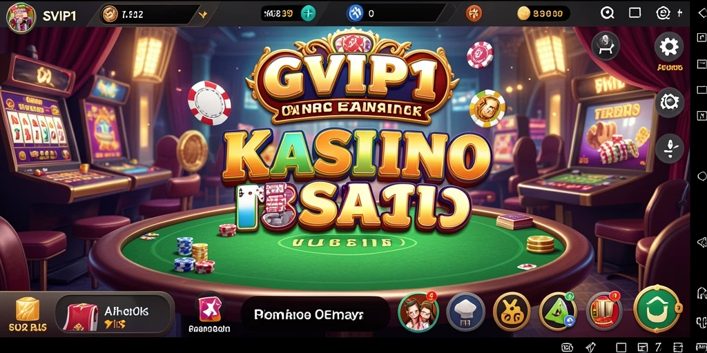 Tampilan mengesankan gameplay Kasino yang menarik.